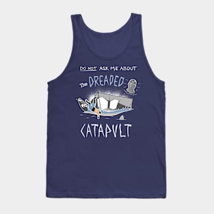 Funny Windsurfing Catapult Drawing Tank Top